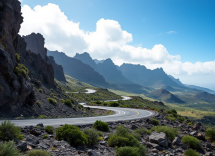 Auto da rally in azione alle Isole Canarie durante il WRC