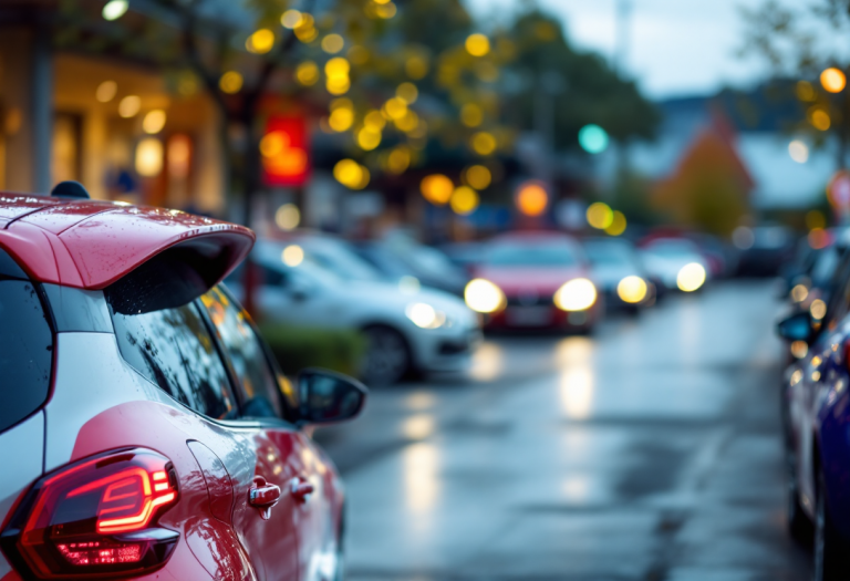 Grafico che mostra la ripresa del mercato auto in Europa
