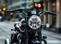 Royal Enfield HNTR 350 2025 in primo piano