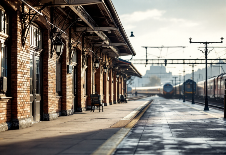 Immagine informativa sullo sciopero dei treni di maggio