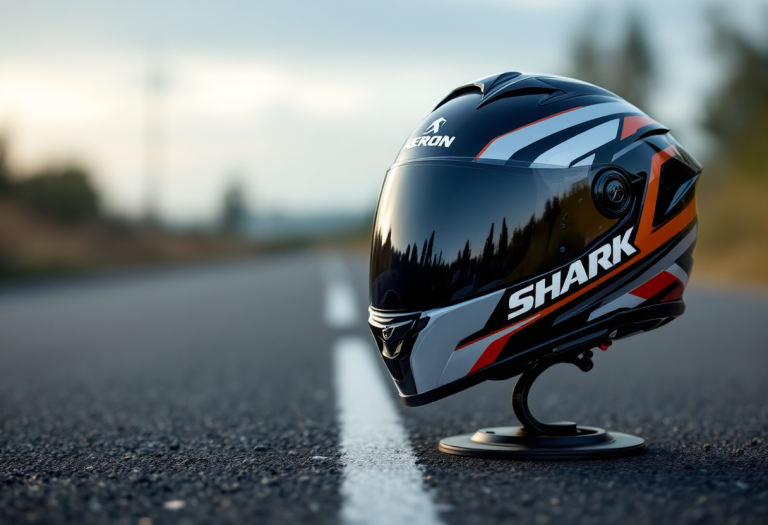 Casco integrale Shark Aeron per motociclisti su strada