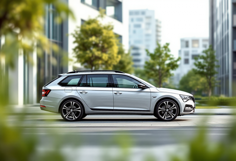 Skoda Octavia Wagon MHEV in un contesto familiare