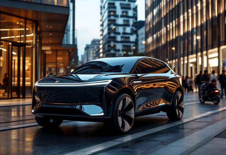 Smart #5 Brabus, SUV elettrico ad alte prestazioni in movimento