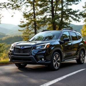 Subaru Forester 2023 in un paesaggio naturale
