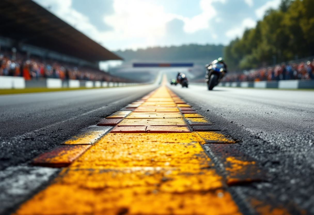 Piloti in azione durante il terzo round della Superbike ad Assen