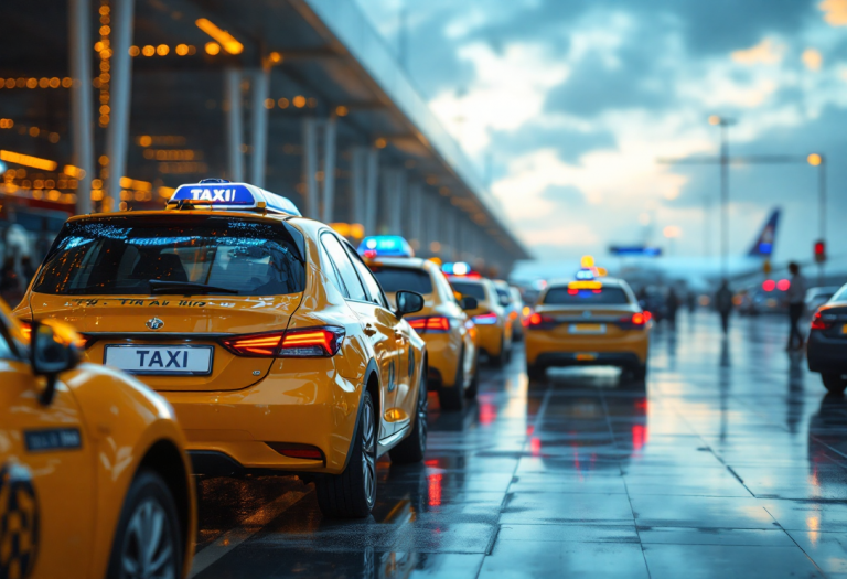 Taxi a Roma con tariffe per Fiumicino e Ciampino