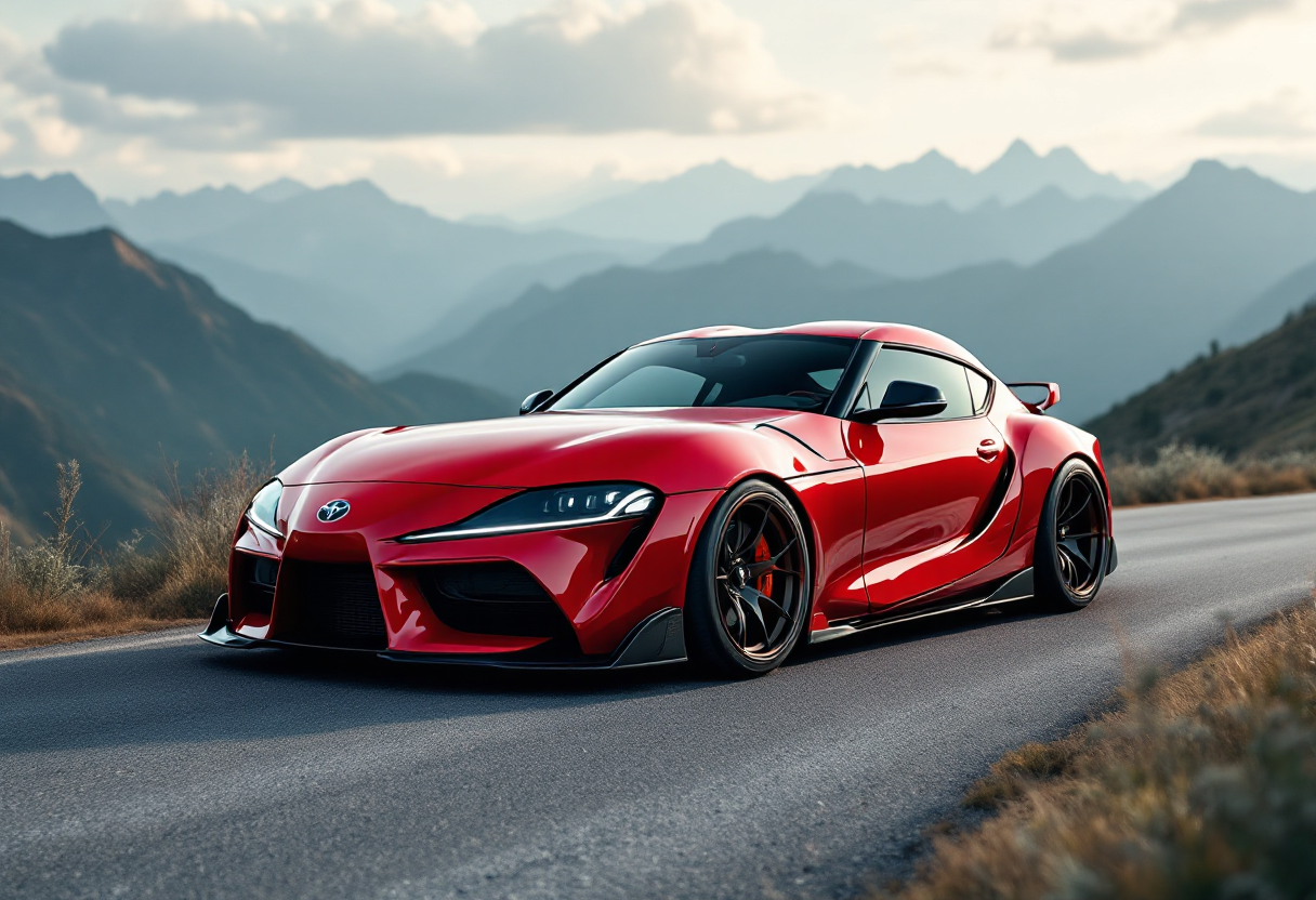 Nuova Toyota GR Supra Lightweight Evo presentata in Italia