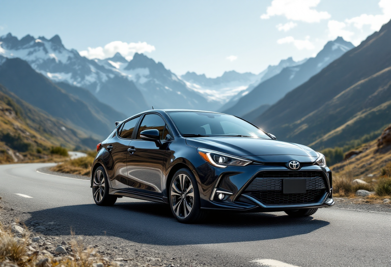Toyota GR Yaris 2025 in azione su pista