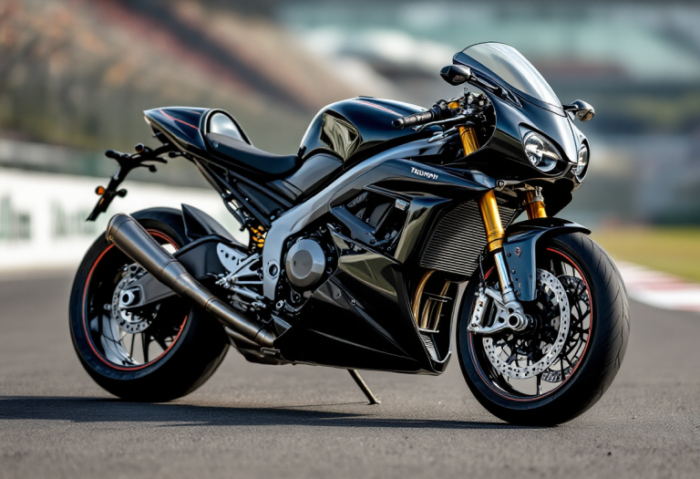 Triumph Speed Triple 1200 RS in pista