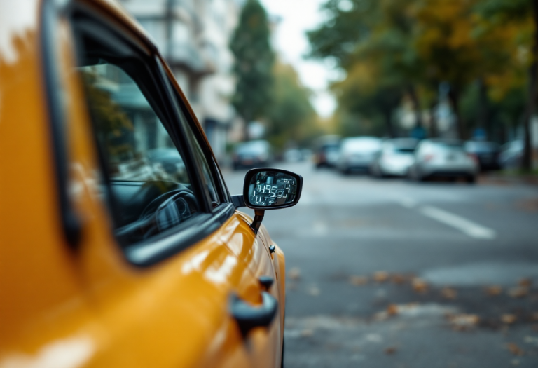 Controllo chilometraggio auto usata con strumenti