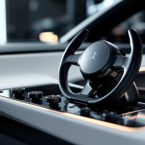 Volante a joystick innovativo di Mercedes per auto