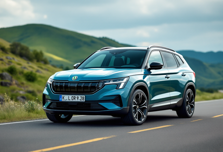 Škoda Elroq RS, SUV elettrico sportivo con 340 CV