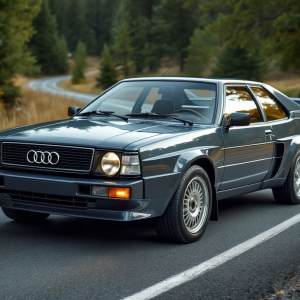 ABT Ur-Quattro restomod in primo piano