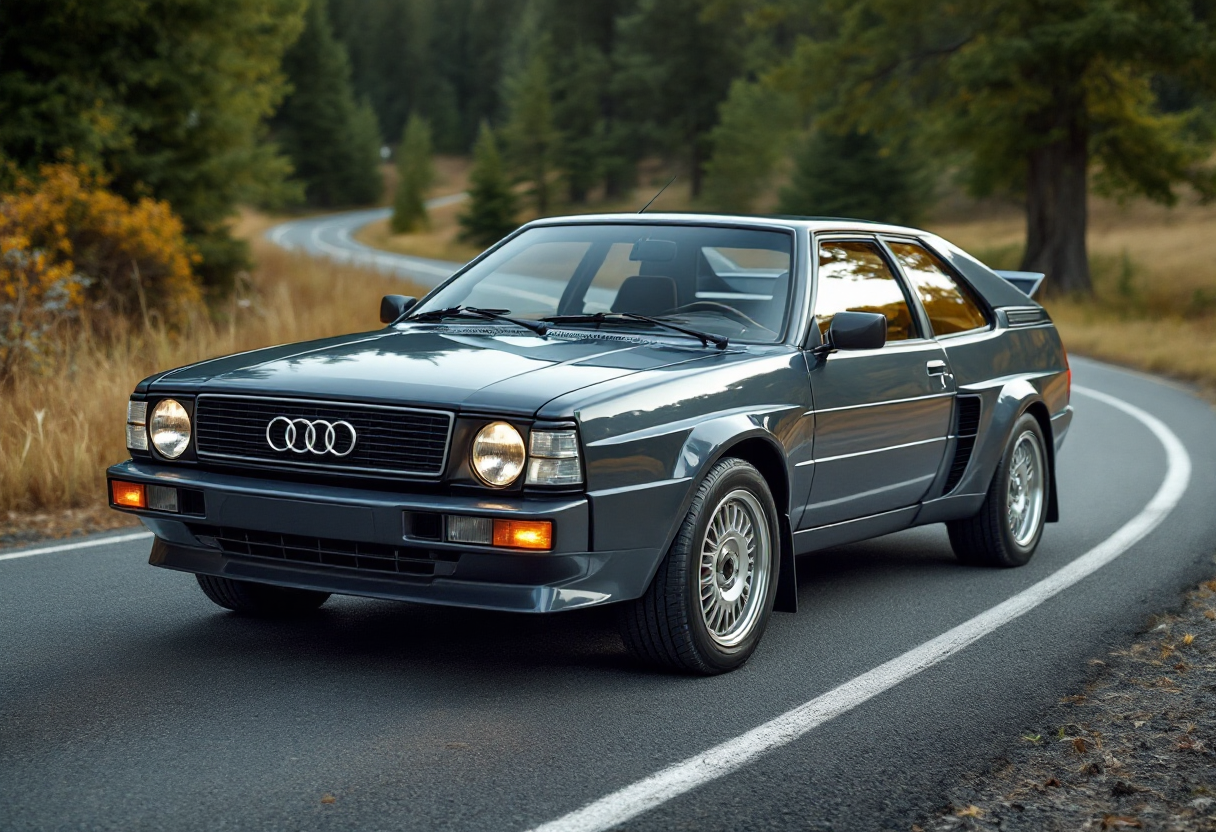 ABT Ur-Quattro restomod in primo piano