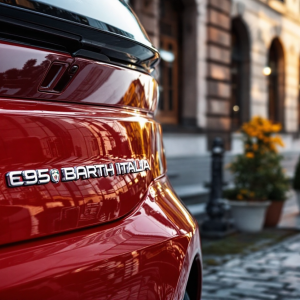 Abarth 695 Club Italia in movimento su strada