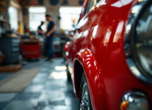 Abarth auto sportiva con motore endotermico