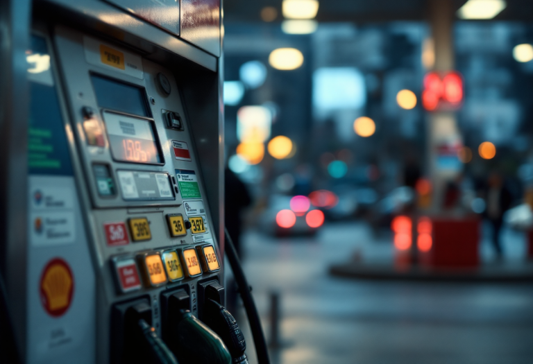 Grafico sulle accise dei carburanti in Italia nel 2025