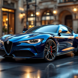 Alpine A390 in movimento su strada