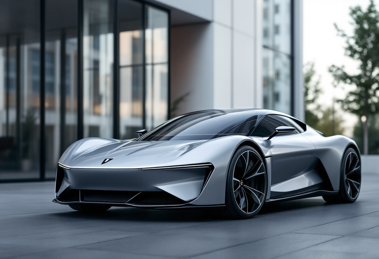 Alpine A390, nuova fastback elettrica in esposizione