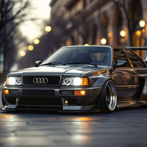 Audi quattro restomod di ABT con design moderno