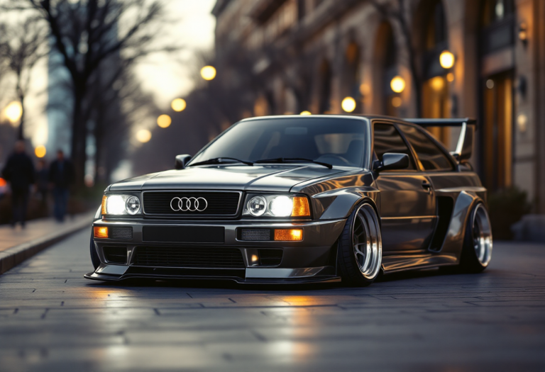 Audi quattro restomod di ABT con design moderno