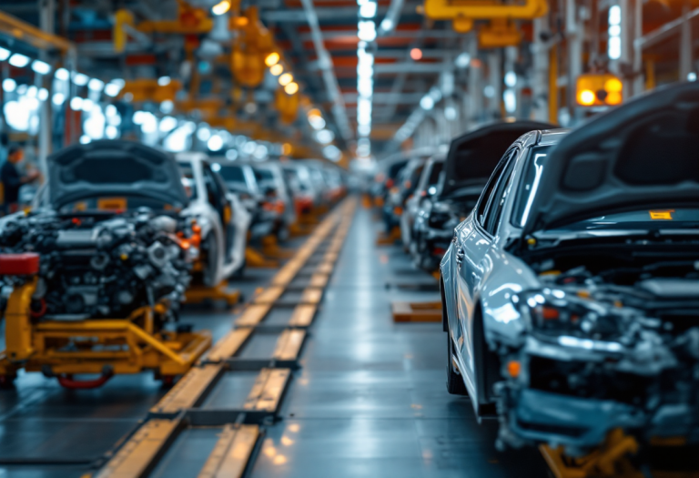 Auto Dacia in esposizione, simbolo di economia e praticità