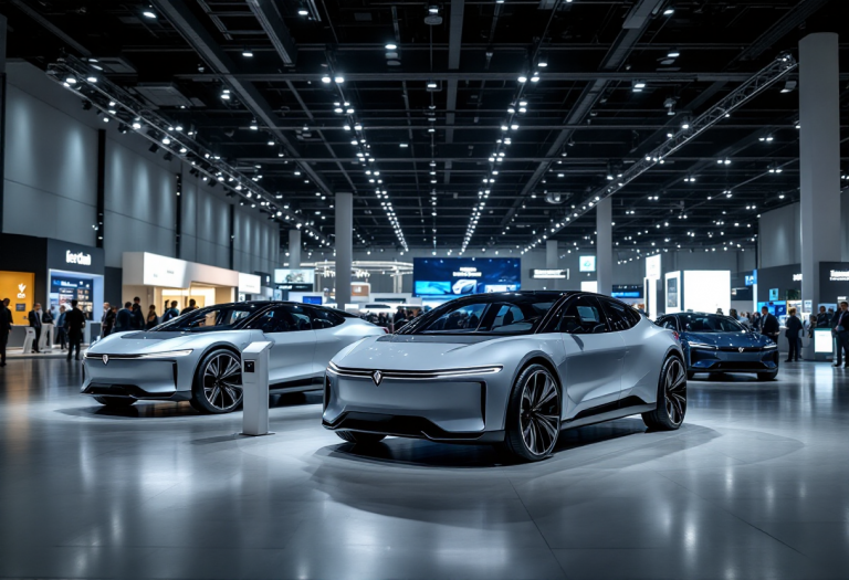 Immagine dell'Automotive Dealer Day 2023 con auto innovative