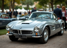 BMW 507 in un contesto moderno e affascinante