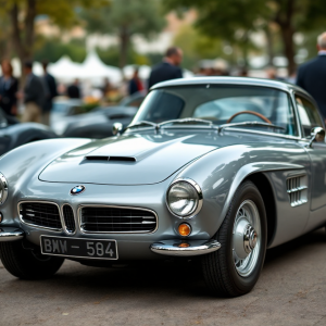 BMW 507 in un contesto moderno e affascinante