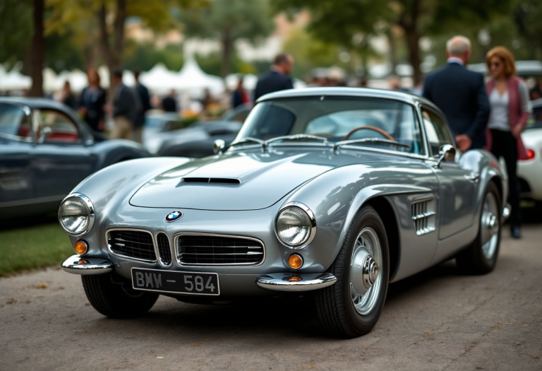 BMW 507 in un contesto moderno e affascinante