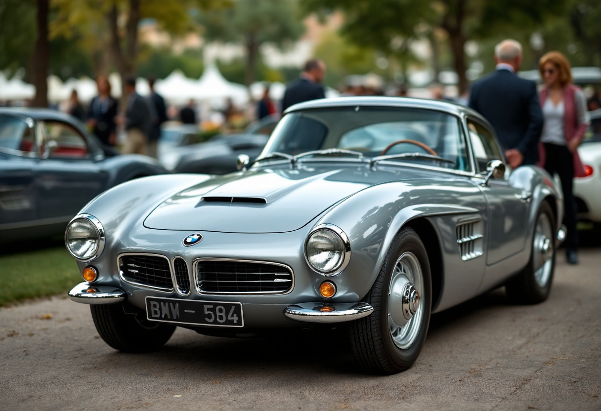 BMW 507 in un contesto moderno e affascinante