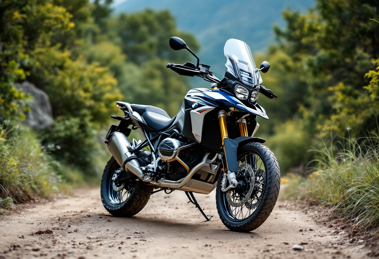 Nuova BMW F 450 GS 2024 in esposizione