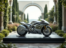 BMW Motorrad Concept RR in esposizione al salone moto