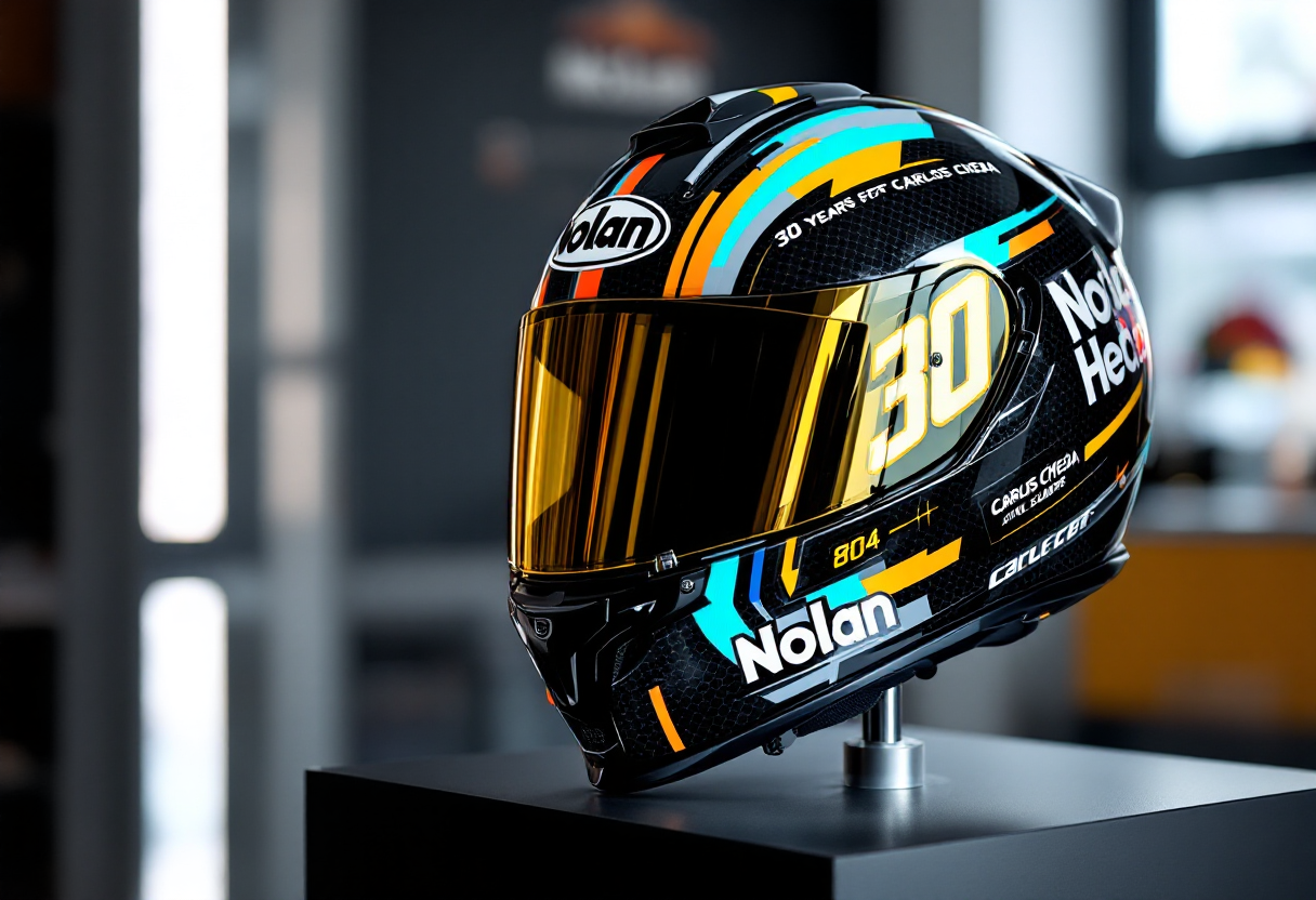 Casco Nolan X-804 RS Ultra Carbon in edizione Checa 30th