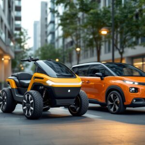 Mobilize Duo e Citroen Ami a confronto in un'immagine