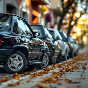 Dacia auto in esposizione, simbolo di successo economico