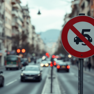 Immagine che illustra i divieti per auto Euro 5 in Italia