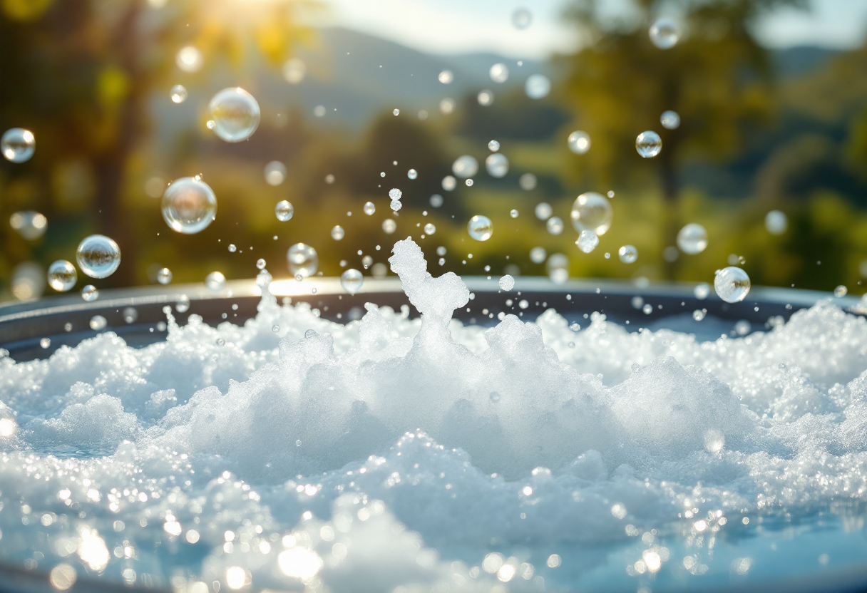 Un'immagine che mostra il drifting nelle vasche di sapone
