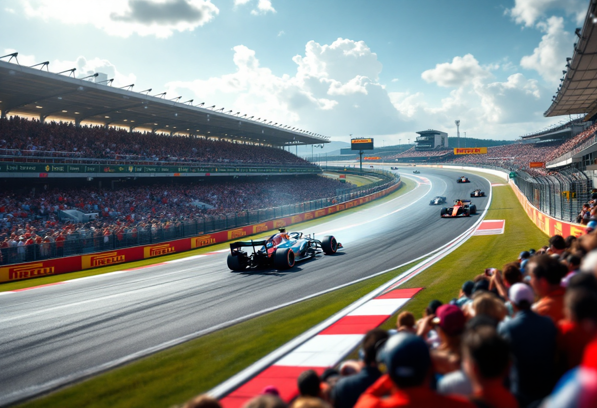 Immagine del film F1 che esplora velocità e innovazione