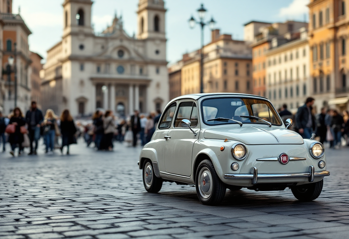 Fiat Topolino, microcar elettrica, mercato 2025