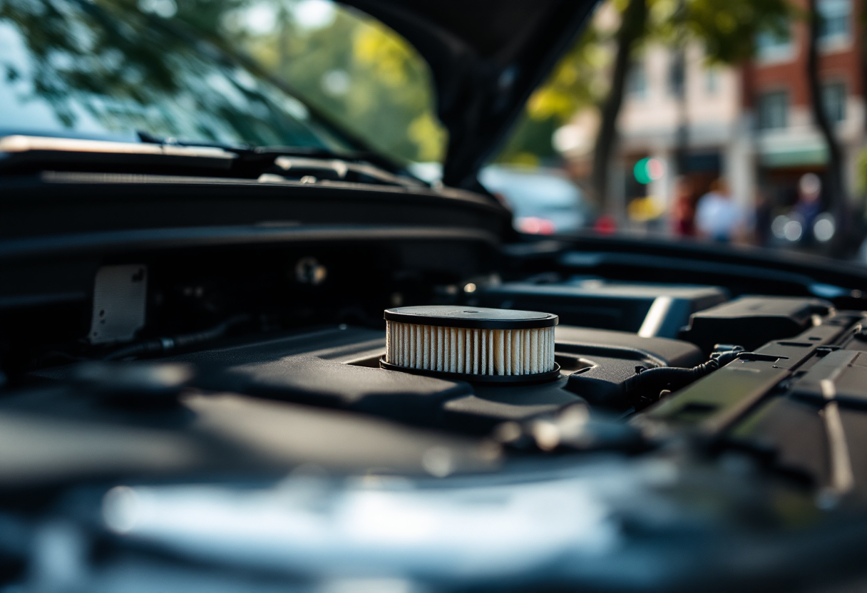 Filtro abitacolo che migliora la qualità dell'aria in auto