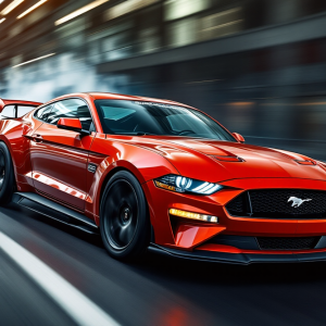 Ford Mustang GTD in azione al Nurburgring