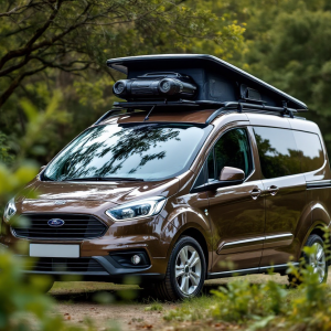 Ford Tourneo Courier trasformato in mini-camper