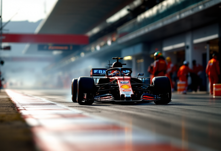 Franco Colapinto al volante della sua Alpine in F1