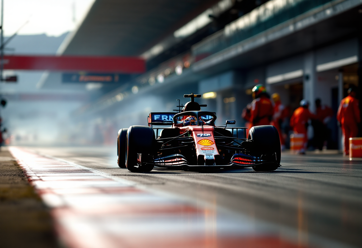 Franco Colapinto al volante della sua Alpine in F1
