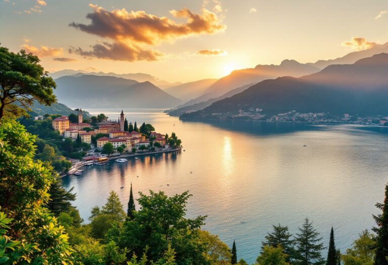 Auto storiche e moderne in esposizione al Lago di Como