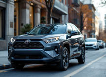 Dettagli interni della Toyota RAV4 2026 con design moderno