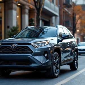 Dettagli interni della Toyota RAV4 2026 con design moderno