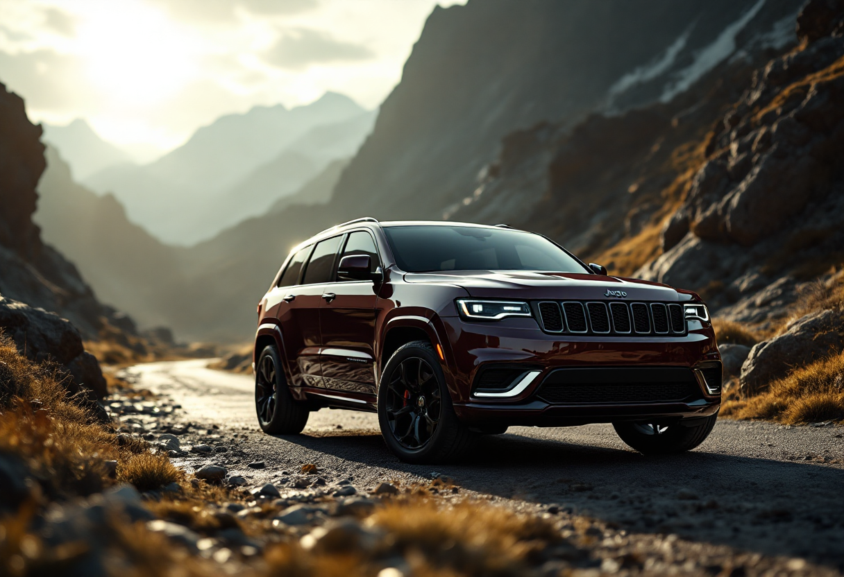 Jeep Grand Cherokee 2025 in un nuovo design moderno
