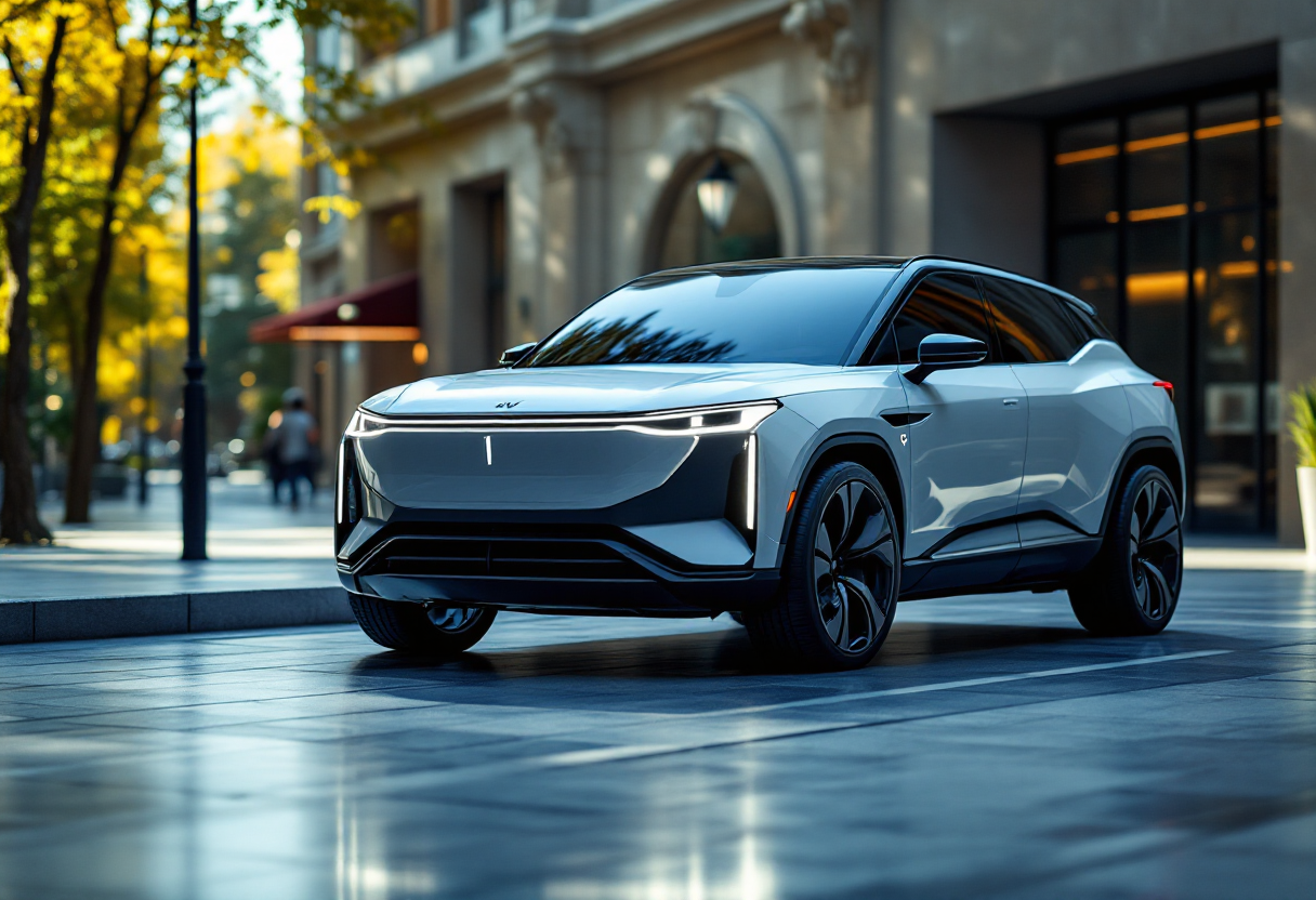 KGM Torres EVX, il primo SUV elettrico coreano in movimento